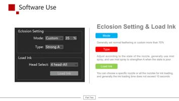 Eclosion Setting amp Load Ink Mode Generally set normal (Page 22 / 61) 6090 UV Flatbed Printer Product Installation and Operation Instructions